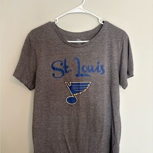 St. Louis Blues NHL T-Shirt – Gray – Size L / G – Officially Licensed